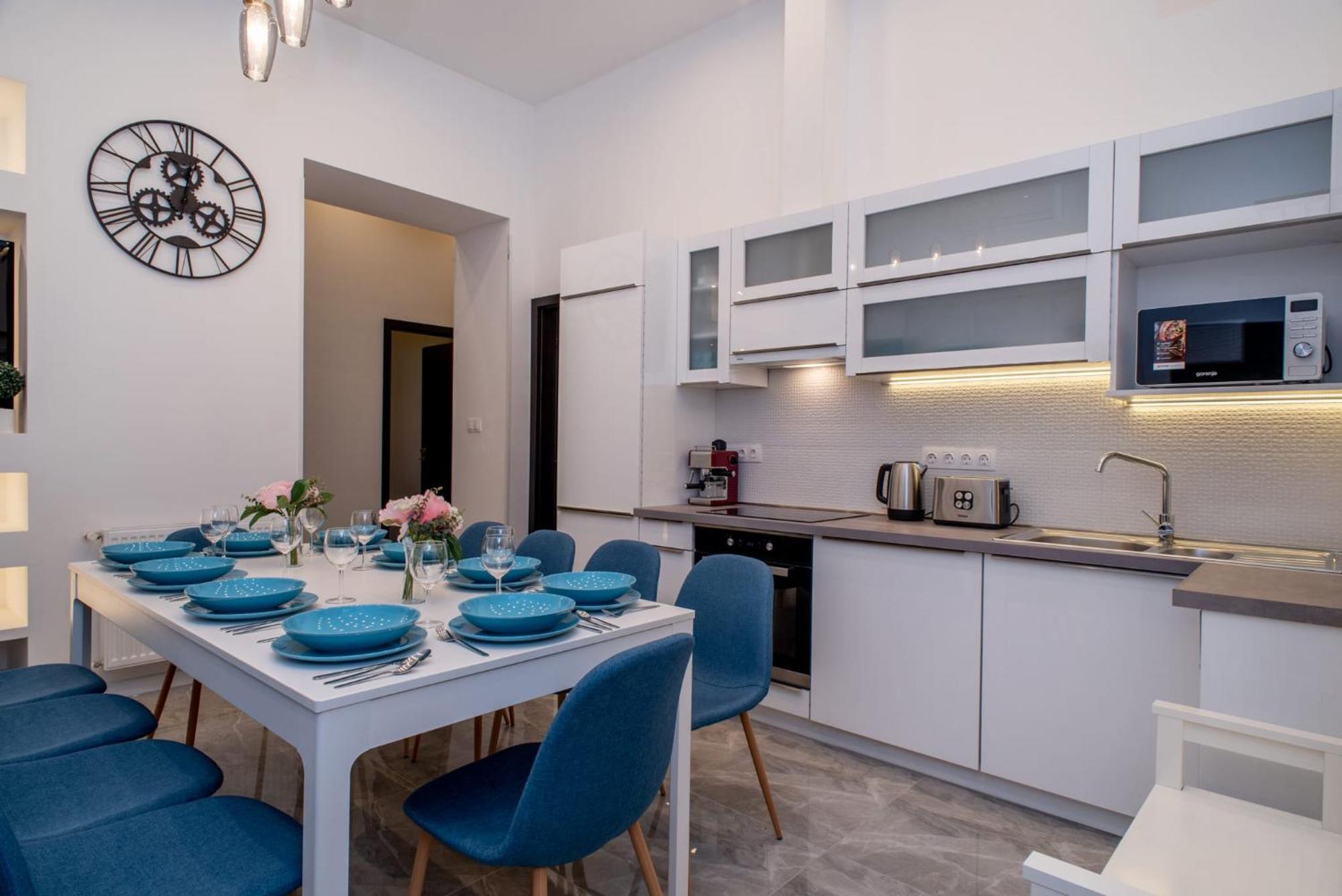 Very Central New And Large Ac Apartment 부다페스트 외부 사진